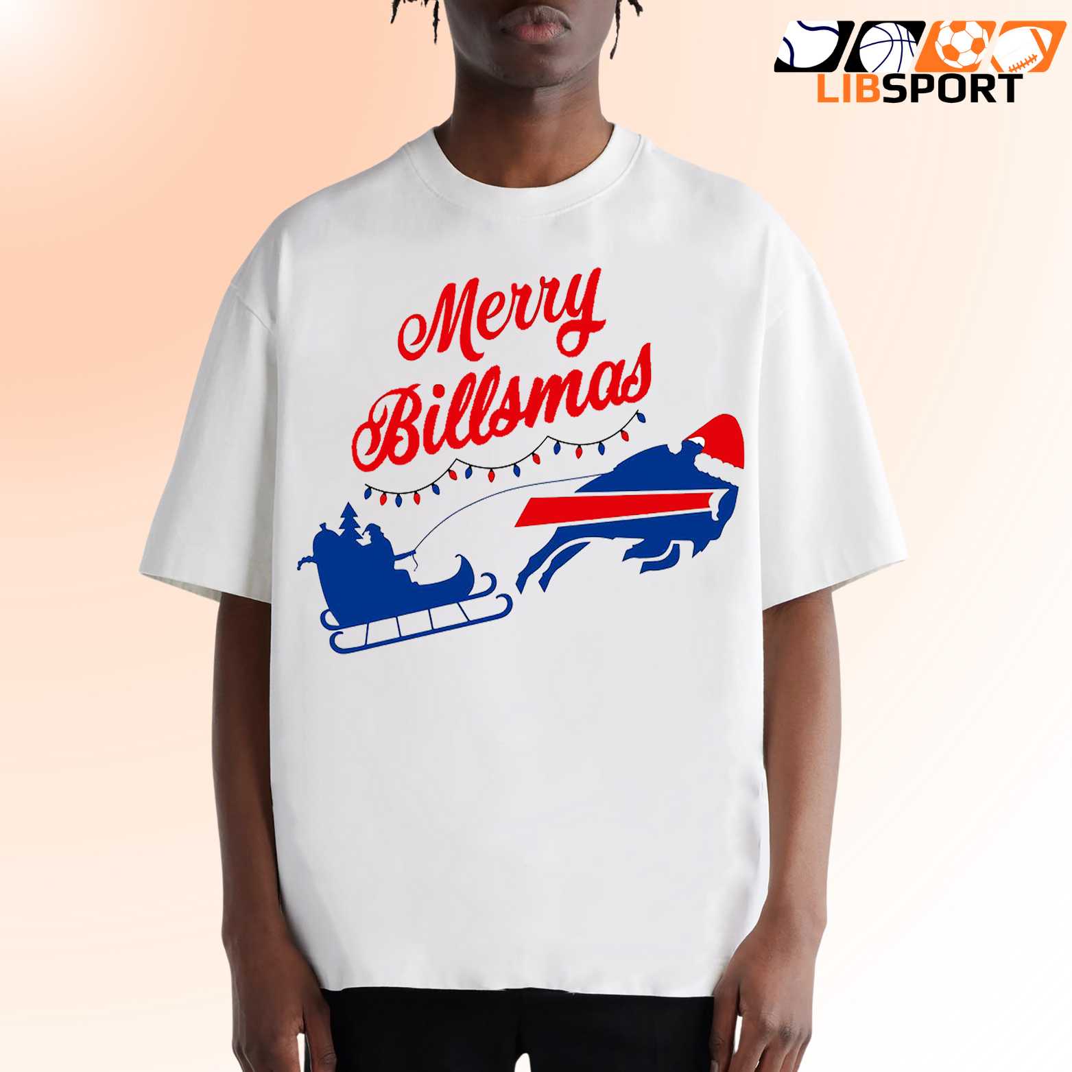 Merry Christmas Buffalo Bills Shirt, Nfl Unisex Tee, Holiday Football Style Top